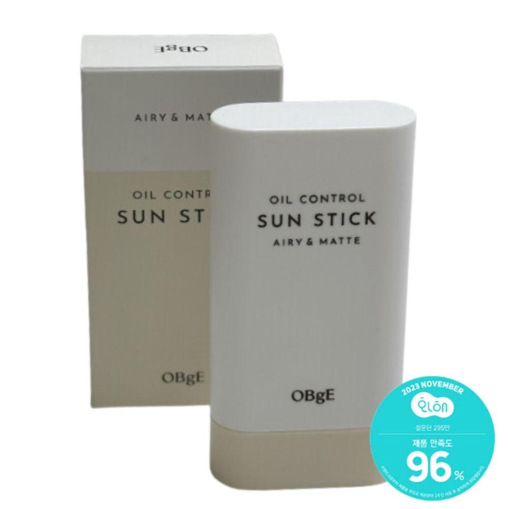 OBge Oil Control Oil and Moisture Balance Sun Stick, 1 Piece, 18g