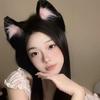 Plush Lolita Cat Ear Headband Hair Accessories for Halloween