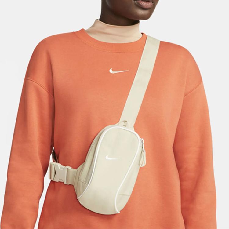 Nike Fabric One Shoulder Crossbody Sling Bag Regular Unisex Ecru (Unisex) Sling Bags DJ9794 206