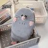 Cute Animal Stationery Pouch Cartoon Mole Pencil Case Plush Large Capacity Pen Pouch