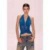 Sexy Girl Winter Bodycon Tank Top With High Elastic Polyester For Night Out Or Clubwear