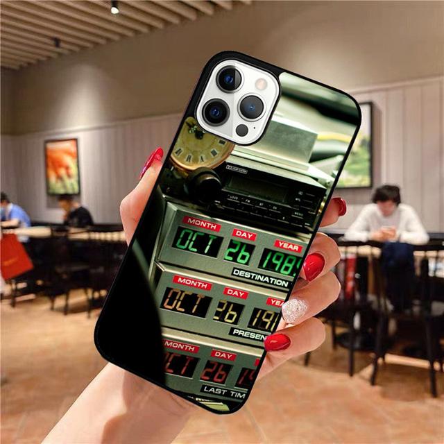 back to the future Phone Case Back Cover for iPhone 17 Air 16 15 14 13 11 12 Pro Max PlusS Shell Coque