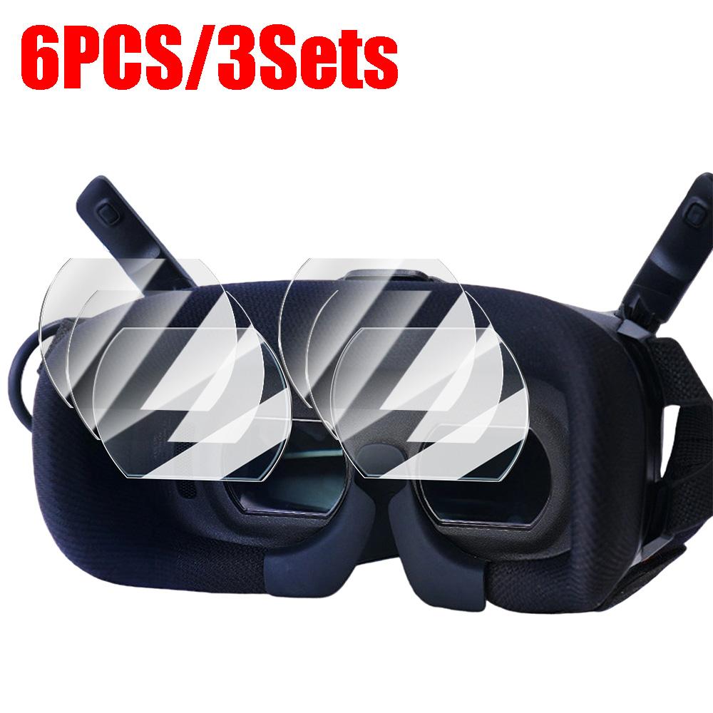 1-5 комплектов Защитное стекло для экрана DJI Goggles N3 Полное покрытие Защитная пленка для DJI N3 AR HD Защита от царапин Прозрачное стекло