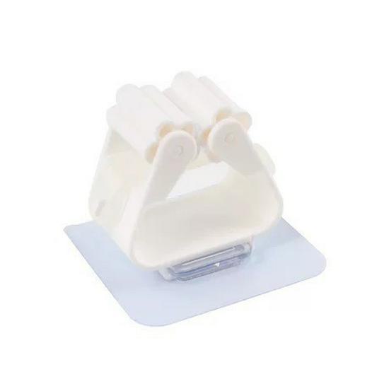 Настенная стойка для швабры без перфорации с крючком и наклейкой для ванной комнаты