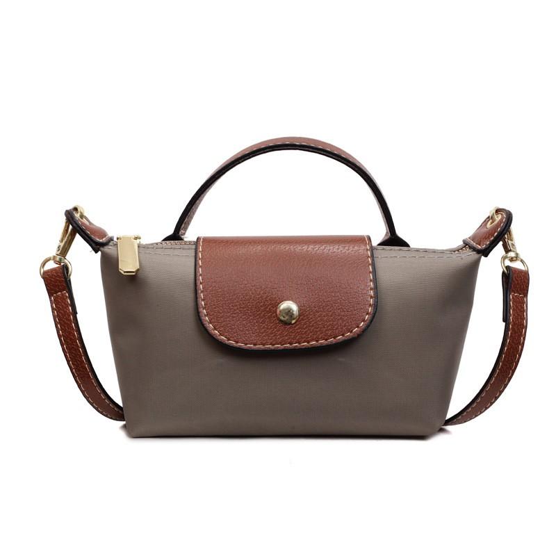 Mini French Style Crossbody Bag Women Chic Compact Handheld Purse With Zip Phone Card Pocket