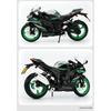 Мотоцикл Супербайк Kawasaki Ninja ZX-10R в масштабе 1/9, литой из сплава металла, со звуком и светом, коллекция модных игрушек для дома, хобби, подарок