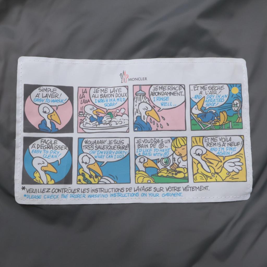 Moncler MONTGENEVRE Montgenevre шерстяная пуховая куртка 1 серая Б/у