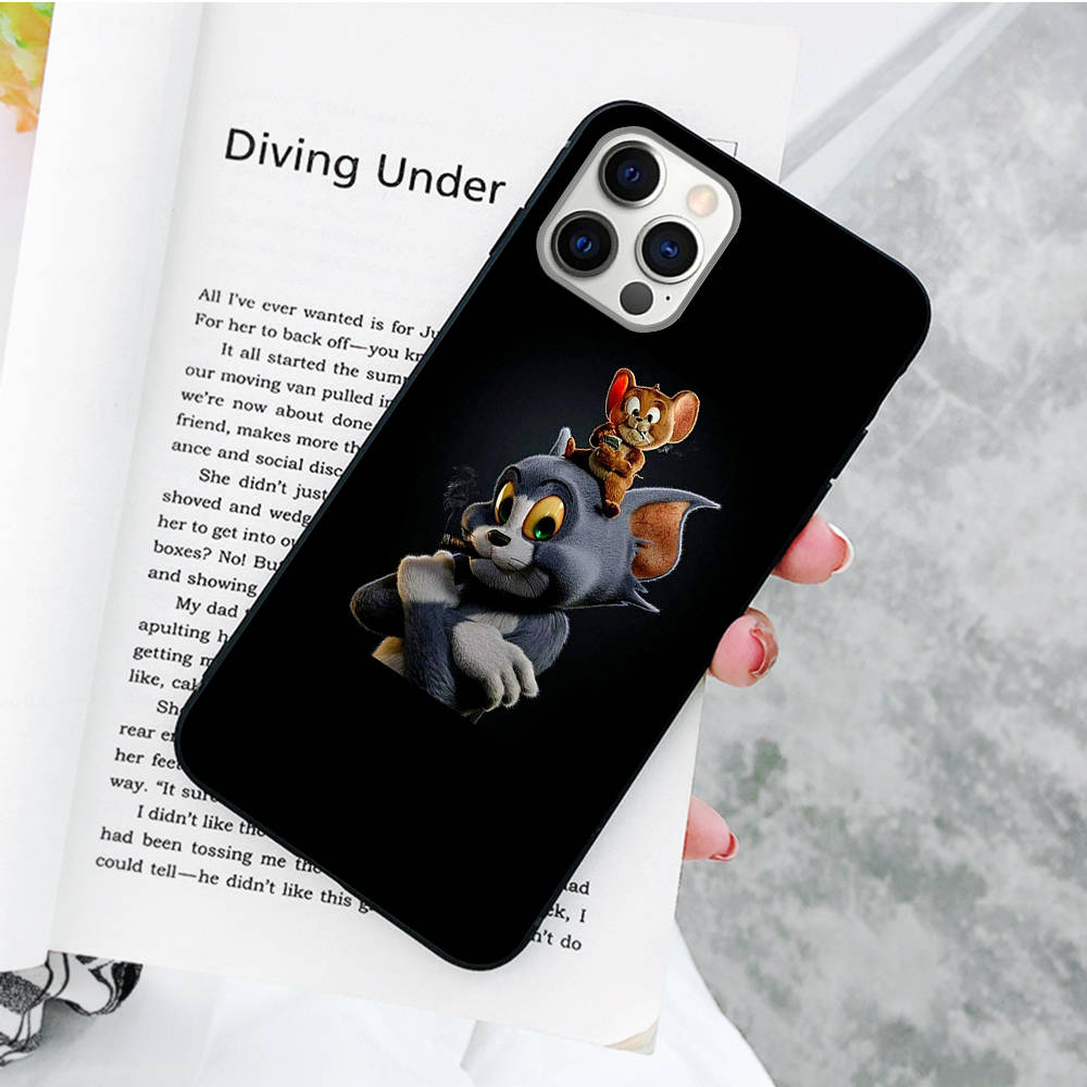 Мягкий чехол JT48 Mouse Cat Tom and Jerry для OPPO Reno 8 6 5 4 Pro Plus Find X3 A17 A3 A31 A38 A40 A53 A54 A55 A74 A76 A78 A77 A80 A94 A95 A96 Lite