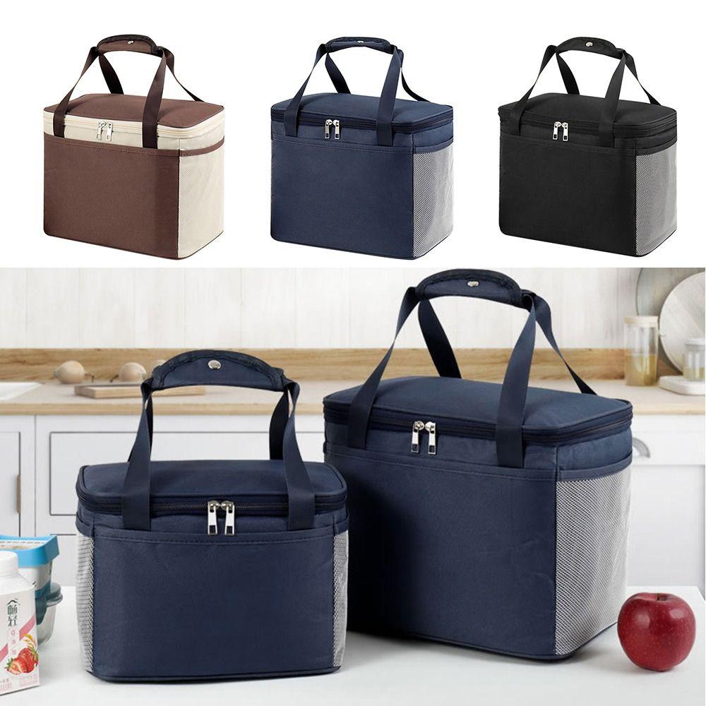 Portable Travel Adult Kids Cooler Bag Insulated Lunch Bag Lunch Box Food Storage Box