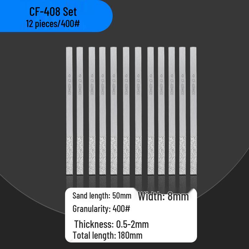 Diamond Sand Alloy File Set CF-400 for Flat Mold Grinding