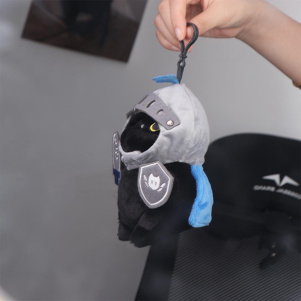 Плюшевая кукла Кошка-Щит, мультяшная, черная кошка, мягкая игрушка, украшение, плюшевая игрушка кошка, дети