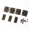 DIY Железные петли для мебели с винтами, Поделки, Деревянная коробка, Петли для дверей, Петли для шкатулок, Фурнитура, Аксессуары для шкафов