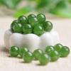 30 шт., натуральные зеленые нефритовые бусины, красивые разноцветные бусины ручной работы, браслет «сделай сам», ожерелье, ювелирные изделия, бусины ручной работы, аксессуары