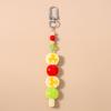 New Resin Simulation Coffee Keychain Women Girls Donut Bread Key Ring Pendant for Handbag Decor DIY Key Chain Jewelry Gifts