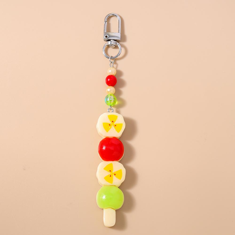 New Resin Simulation Coffee Keychain Women Girls Donut Bread Key Ring Pendant for Handbag Decor DIY Key Chain Jewelry Gifts