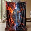 AC Milan Theme blanket Soft Flannel Blanket Plush Throw Blanket Cozy Sofa Bed Blanket for Home Decor