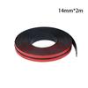 2M Universal Car Windshield Roof Seal Noise Insulation Rubber Strip Waterproof Sticker