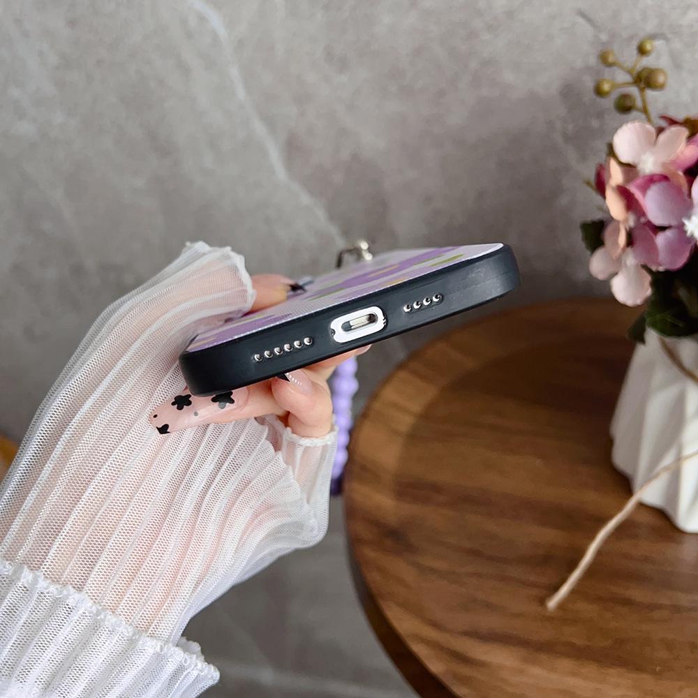 Совместимый Цветочный Браслет Ювелирная Цепочка Чехол для Телефона для itel A05S A70 A16 A33 A60