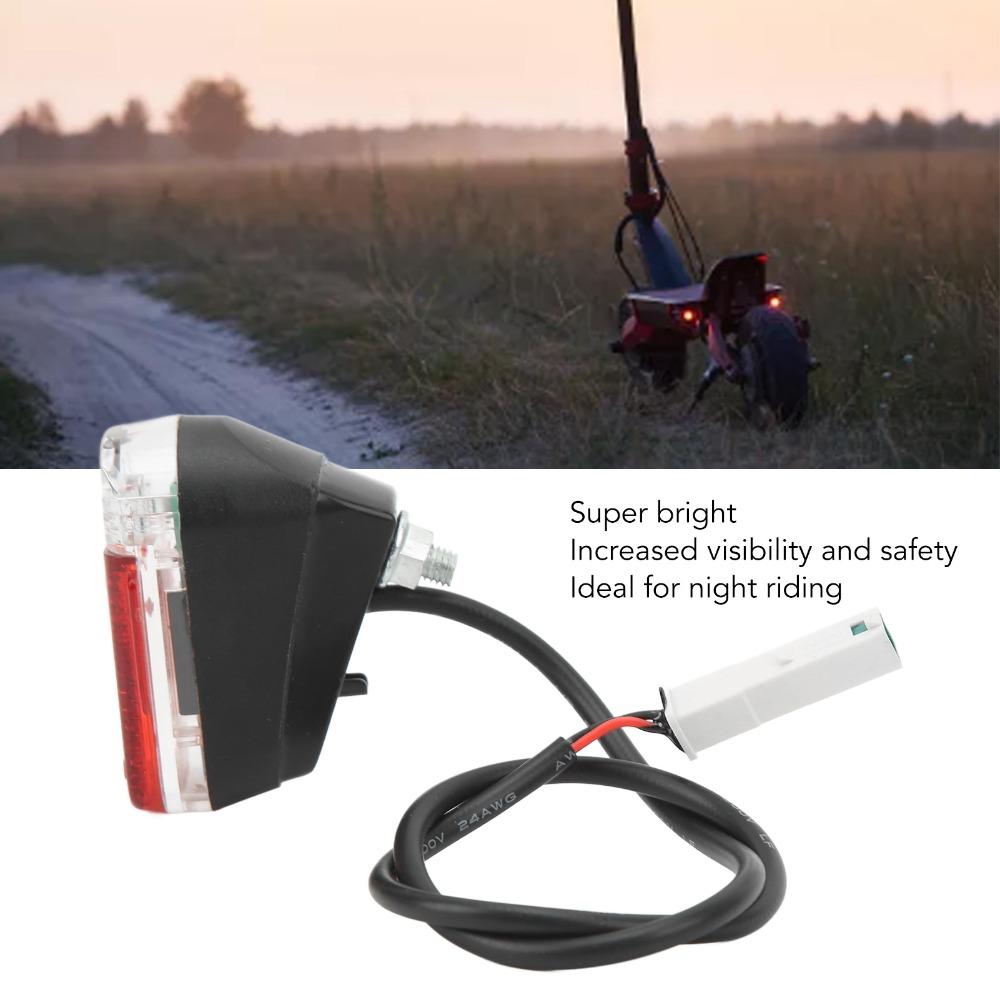 Водонепроницаемый светодиодный задний фонарь для электросамоката, стоп-сигнал, задний фонарь для Ninebot MAX G30D, улучшение освещения
