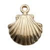 Кулон из сплава «Морская звезда» и «Раковина» из 16-каратного золота - Аксессуар для украшений ручной работы