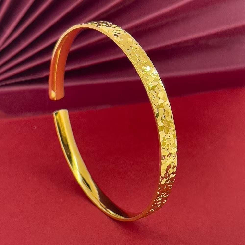 Broken Ice Open Bracelet Female Niche Light Luxury High-end Bracelet Accessories