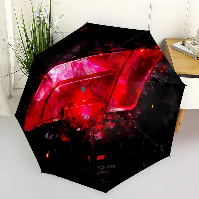 Formula One Speed Automatic Umbrella Retractable Design with 8-Rib Durability Durable Plastic & Iron All-Season Use Elegant Umbrella Gift for Festival