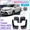 Car Mud Flaps for Toyota Verso 2009~2018 AR20 2010 2011 2012 2013 2014 Mudguard Splash Guards Fender Mudflaps Auto Accessories
