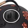 0.9L Red Oriental Cherry Pattern Classic Cast Iron Teapot Kettle Tea Pot Drinkware Tool
