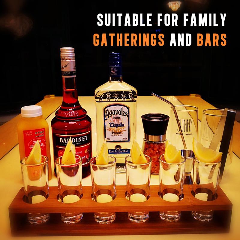 Рюмки для водки 2,4 унции, набор из 6/12, стаканы для рюмок с тяжелым основанием, маленькие стаканы для питья, стаканы для текилы для водки, виски