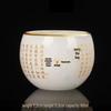 AiQi Yixuan Glazed Gold-Painted Jade Porcelain Master Tea Cup