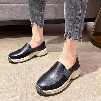 Роскошные женские одиночные туфли 2024 года на толстой подошве, универсальные для женской обуви Plataforma Mujer Zapatillas De Mujer