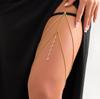 Sexy Rhinestone Thigh Chain - Sweet & Cool Elastic Beach Leg Jewelry