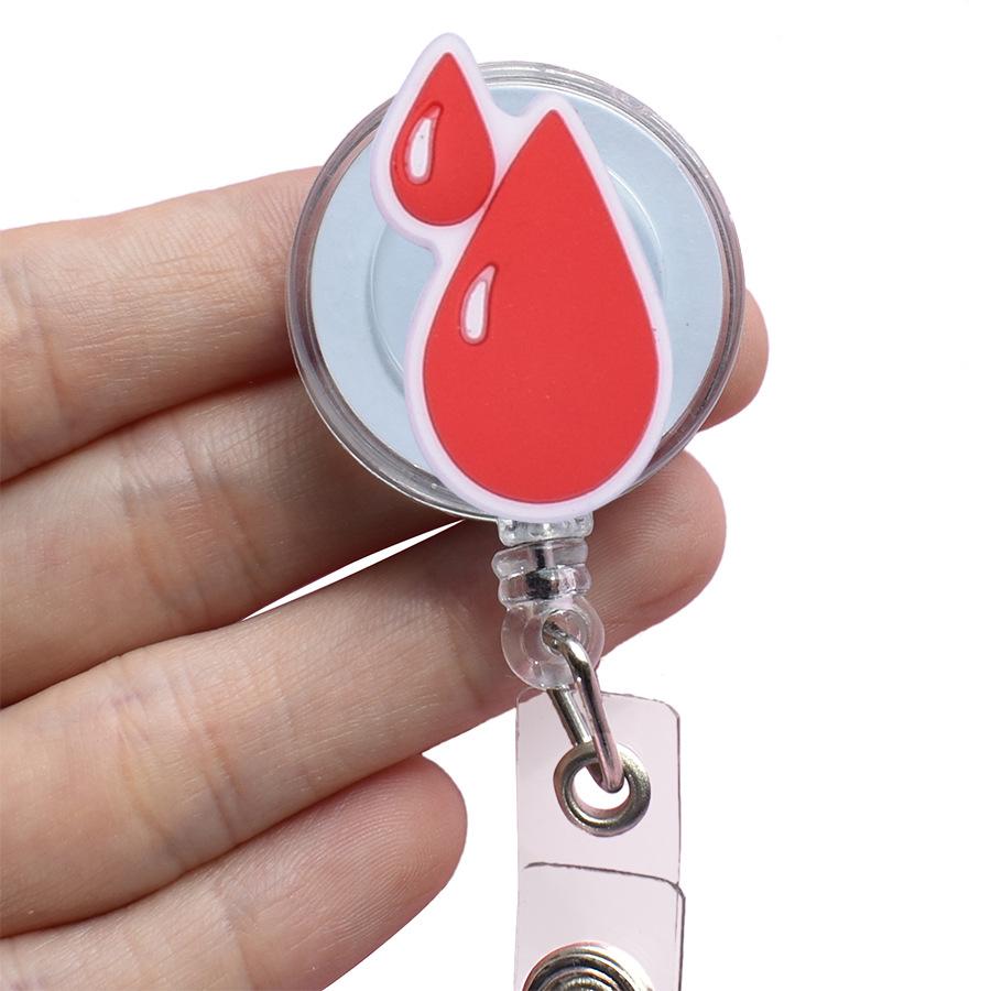 Мультяшная медицинская выдвижная пряжка, лицензия на работу для врача и медсестры, креативный ремешок, легко вытягиваемая пряжка, сертификат, фирменное наименование