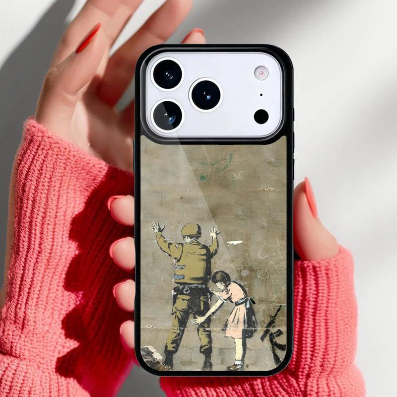 Graffiti Phone Case for iPhone 17 16 15 14 13 Pro Max Back Cover for 12 11 Pro Coque
