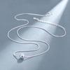 2024 Серебряное Минималистичное Титановое Ожерелье - Женская Не Тускнеющая Цепочка на Ключицу для Весны/Лета