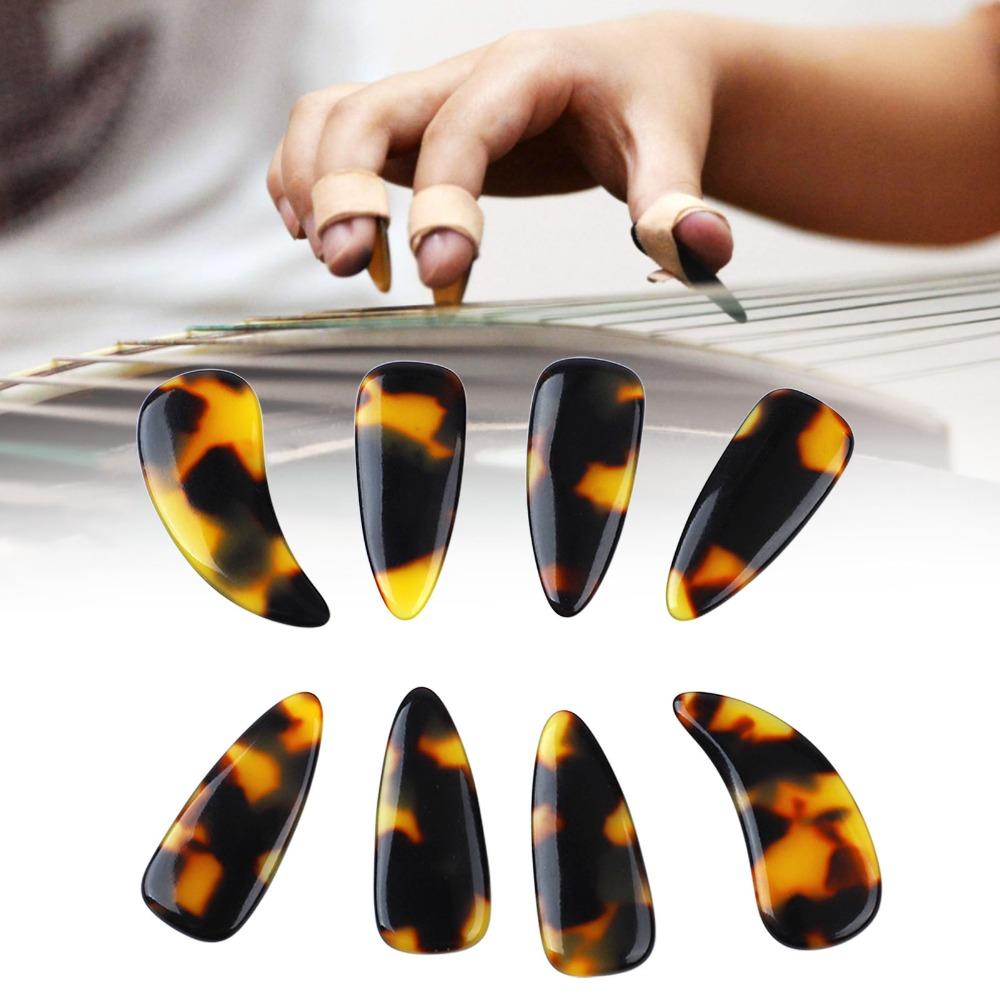 8PCS Plastic Guzheng Finger Picks Chinese Zither Picks Guzheng