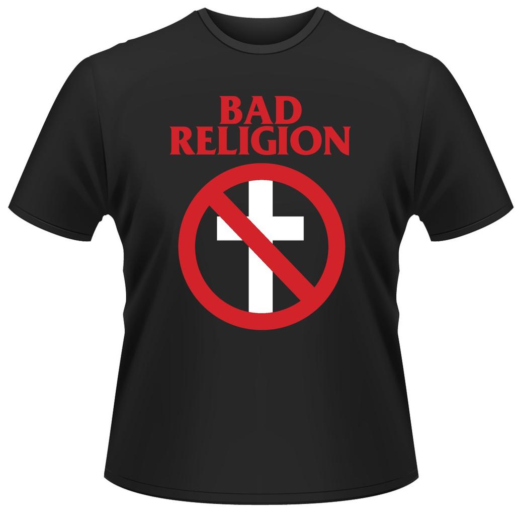 Bad Religion Cross Bust Rock Punk Unisexs Tshirt