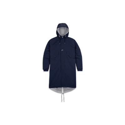 Двусторонняя парка X Kim Jones, верхняя одежда унисекс синего цвета обсидиана DC9982-451