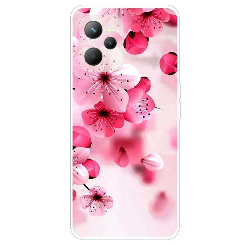 Чехол для Realme C35 RMX3511, мягкие силиконовые чехлы для телефонов с милой башней и бабочкой для Oppo Realme C35 C 35 RealmeC35, чехол-бампер
