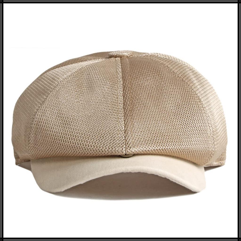 Сетчатый берет CA829 [Белый Клык], Однотонный, Кепка, Шляпа, Для улицы, Для рыбалки, Мужской, Женский, (черный)