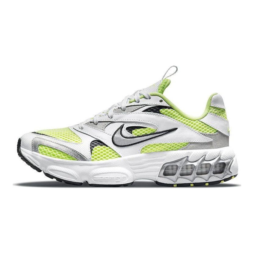 Nike Zoom Air Fire White Light Lemon Twist Женские кроссовки Зеленый Черный Металлик-Серебристый CW3876-102