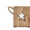 Hill Interiors Wooden Star Tealight Holder