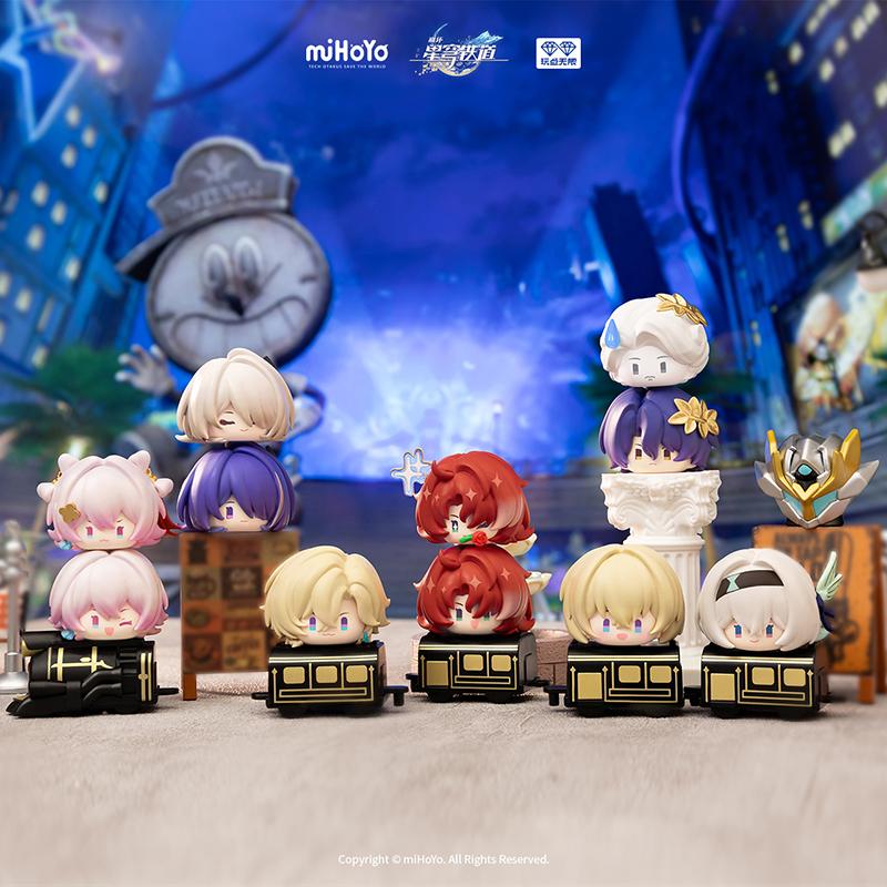 Mihoyo Honkai Star Rail Q-версия Штабелируемая Фигурка 2-я Серия Сюрприз-Бокс Аниме Коллекционная Украшение Декор Подарок Для Аниме-Фанатов