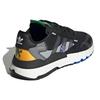 Adidas Оригинальные Nite Jogger Кожаная ткань Удобные Спортивные Нескользящие Прочные Низкие Кроссовки для Повседневной Носки Унисекс Повседневная Обувь Черный GX2184