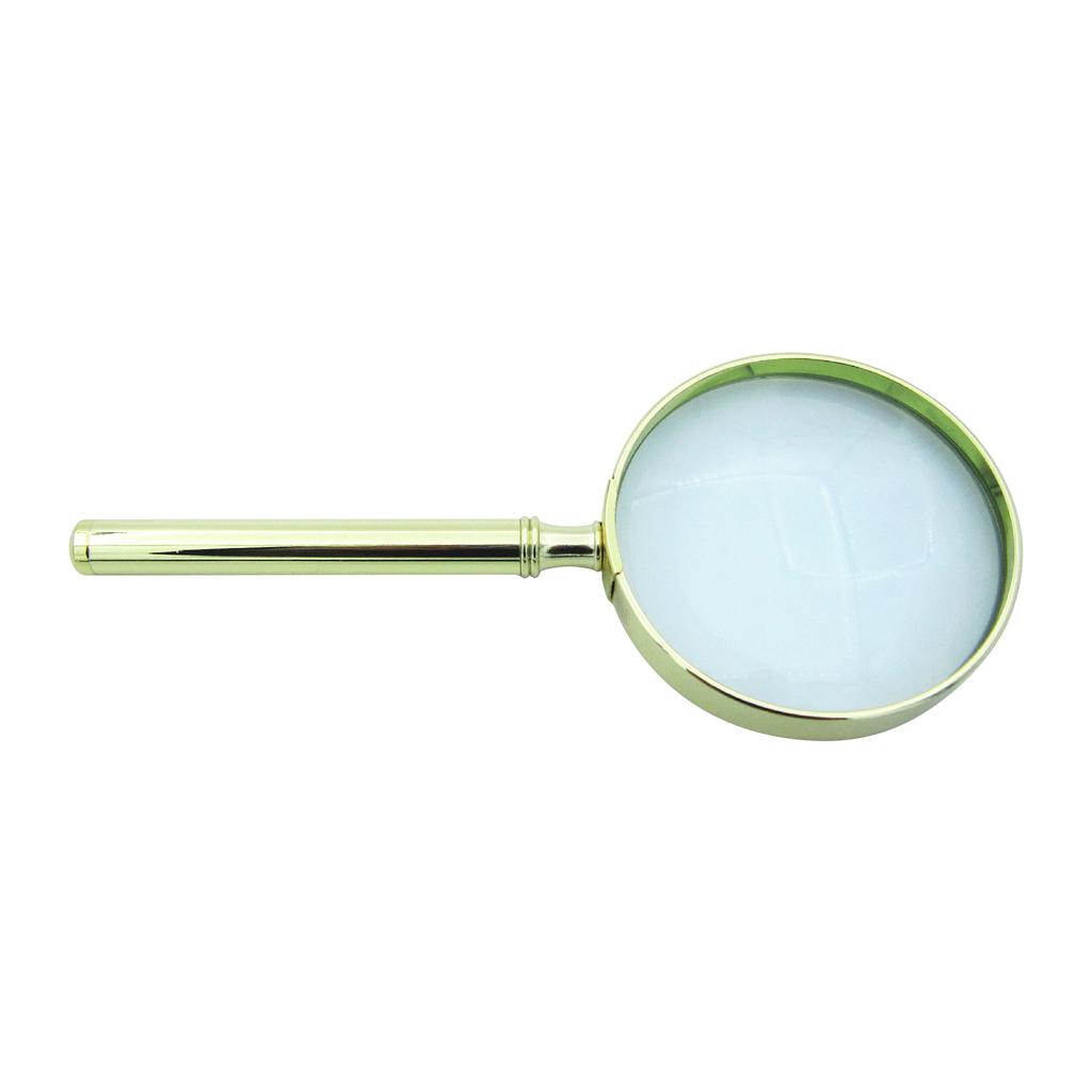 65mm 30X Handheld Magnifying Glass Shatterproof Reading Magnifier for Seniors and Kids Magnifying Lens Metal Handle