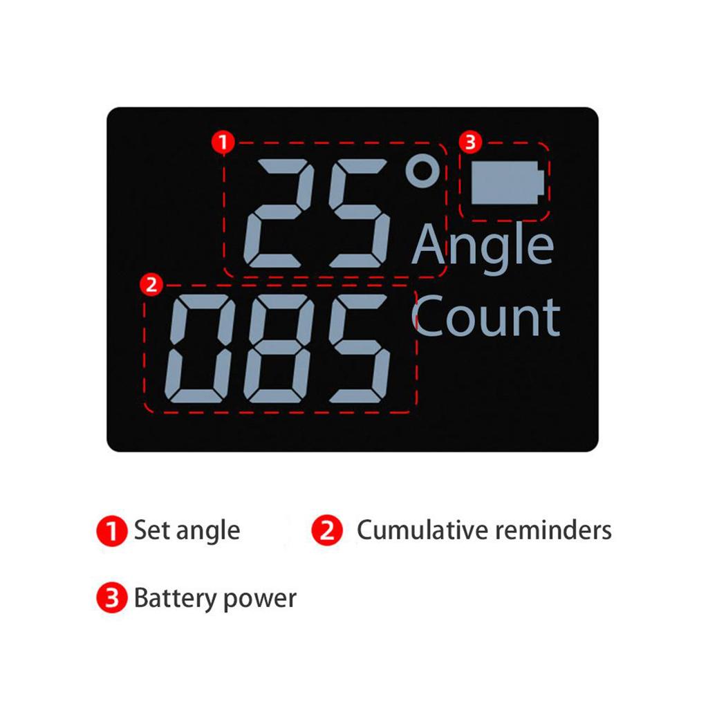 Умный корректор осанки 5?Тренажер для осанки с регулируемой высотой наклона 50 градусов и интеллектуальным датчиком вибрации