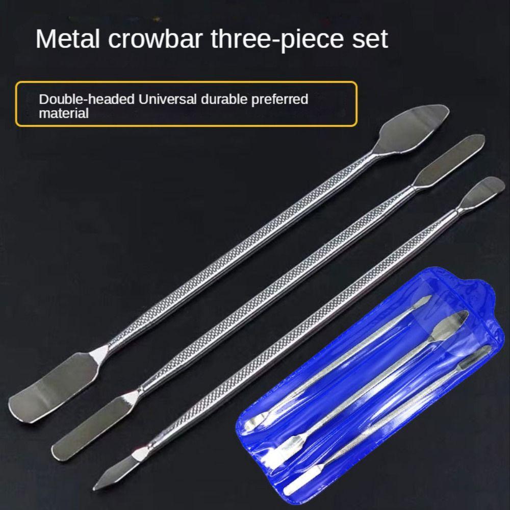 Disassembly Tools Opening Screen Pry Bar Metal Spudger Crowbar Phone Screen Opening Tools Scraper
