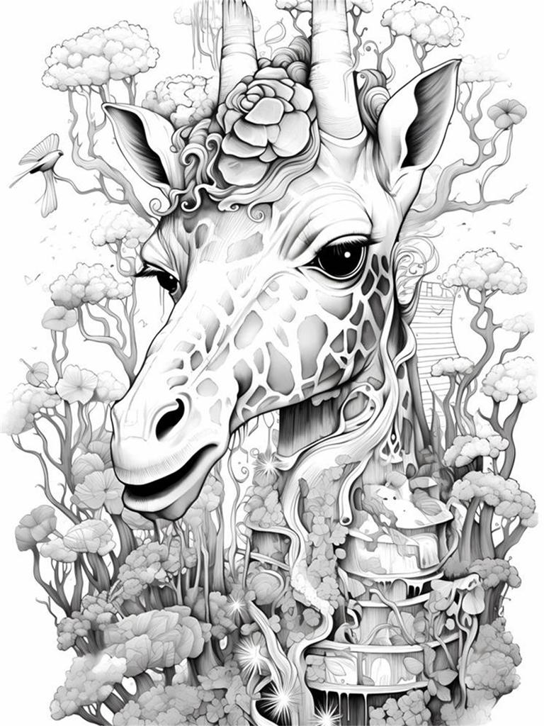 1 шт. Волшебный лес художественная раскраска оригинальная модернизированная бумага утолщенная 22 страницы раскраски , подарок на праздник день рождения