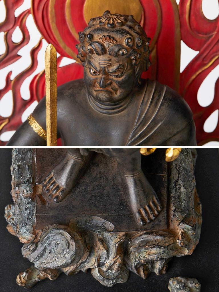 Стандартная Стоящая Статуя Фудо Мёо Исму Статуя Будды Фудо Мёу Рюдзо Рисунок Статуя Будды Исму Исцеляющий Мирный Декоративная Статуя Будды