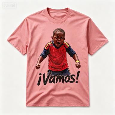 Vintage T-Shirt Soccer Kid Portrait Graphic 2026 New Unisex Tee Spanish Slogan Print Gift for Him Football Fan Casual Top